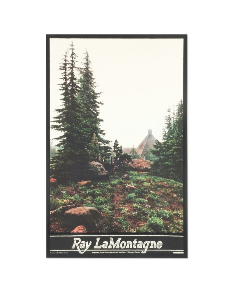 Ray LaMontagne The Ouroboros Tour 2016 - Chicago IL Poster $24.00 Decor