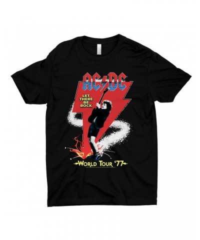 AC/DC T-Shirt | Let There Be Rock World Tour 1977 Shirt $11.48 Shirts