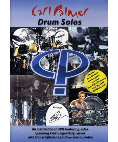 Carl Palmer DRUM SOLOS DVD $6.21 Videos