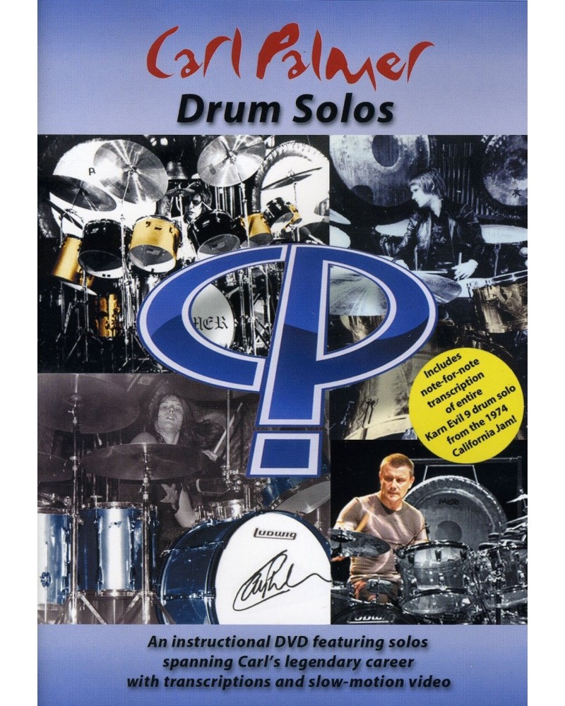 Carl Palmer DRUM SOLOS DVD $6.21 Videos