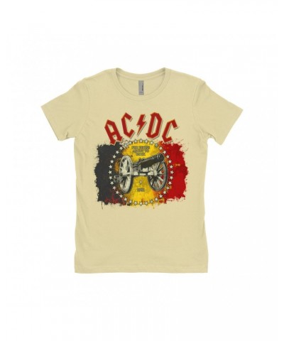 AC/DC Ladies' Boyfriend T-Shirt | Belgium For Those Who Like To Rock 1981 Shirt $9.73 Shirts