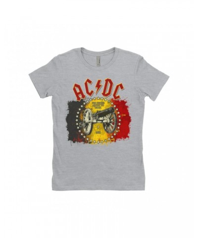 AC/DC Ladies' Boyfriend T-Shirt | Belgium For Those Who Like To Rock 1981 Shirt $9.73 Shirts