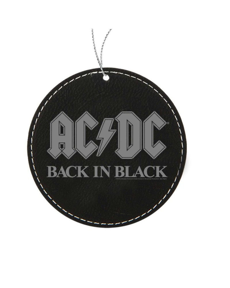 AC/DC Back In Black Leatherette Ornament $4.80 Decor