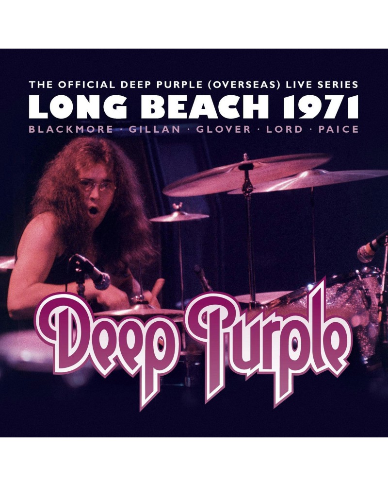 Deep Purple Long Beach 1971 (Crystal Clear 2 Lp) Vinyl Record $18.05 Vinyl