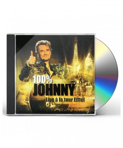 Johnny Hallyday 100% JOHNNY: LIVE A LA TOUR EIFFEL CD $5.92 CD