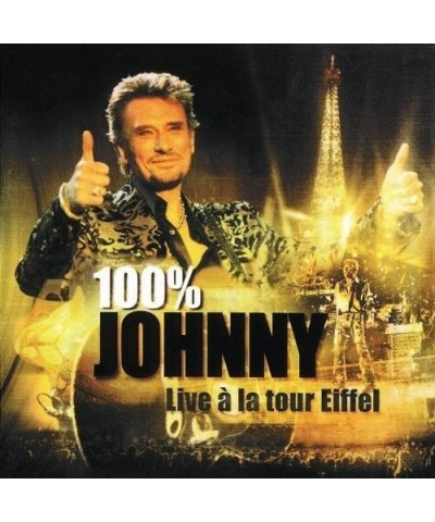 Johnny Hallyday 100% JOHNNY: LIVE A LA TOUR EIFFEL CD $5.92 CD