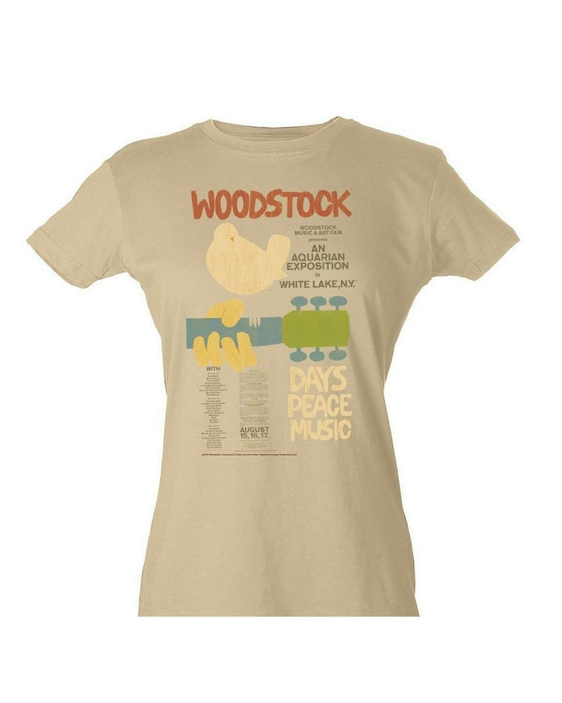 Woodstock Line Up Women's T-Shirt $13.80 Shirts