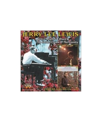 Jerry Lee Lewis ROCKIN RHYTHM & BLUES / GOLDEN CREAM OF COUNTRY CD $5.18 CD