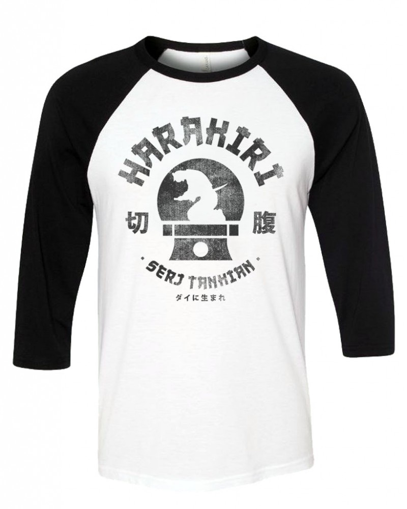 Serj Tankian Men's | Born To Die | 3/4 Sleeve Baseball Tee $11.40 Shirts