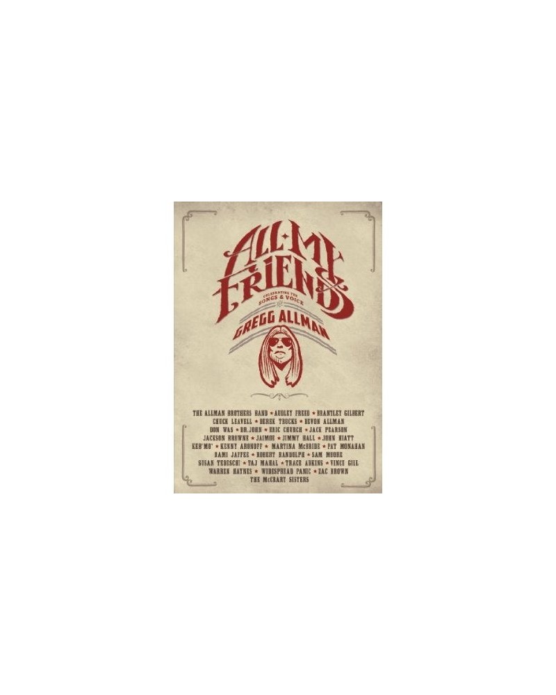 Gregg Allman ALL MY FRIENDS: CELEBRATING THE SONGS & VOICE OF Blu-ray $10.75 Videos