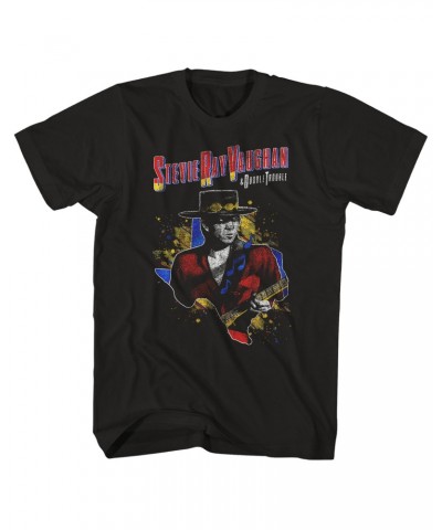 Stevie Ray Vaughan T-Shirt | Double Trouble ’84 Tour Shirt (Reissue) $3.77 Shirts