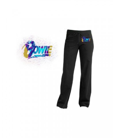 David Bowie Multicolor Logo Yoga Pants $22.05 Pants