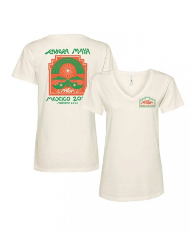 Phish Women's Mayan V-Neck on Natural $8.33 Shirts