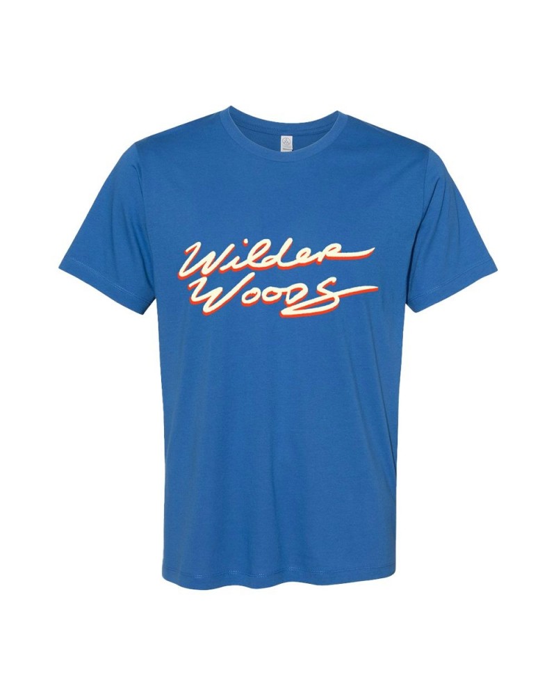 Wilder Woods Blue Logo Tee $12.90 Shirts