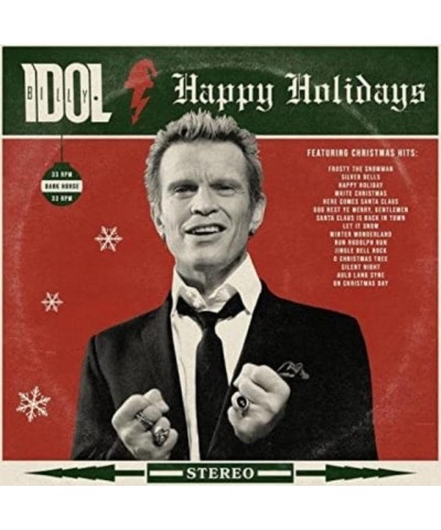 Billy Idol HAPPY HOLIDAYS (WHITE VINYL) (I) Vinyl Record $12.69 Vinyl