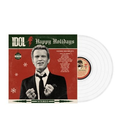 Billy Idol HAPPY HOLIDAYS (WHITE VINYL) (I) Vinyl Record $12.69 Vinyl