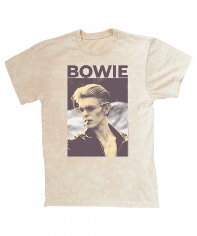 David Bowie T-shirt | The Man Who Fell To Earth Sepia Photo Mineral Wash Shirt $12.88 Shirts