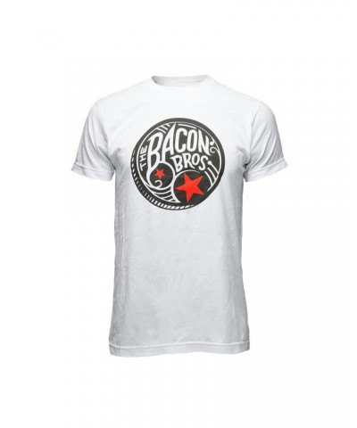 The Bacon Brothers White Drum Logo Tee $7.50 Shirts