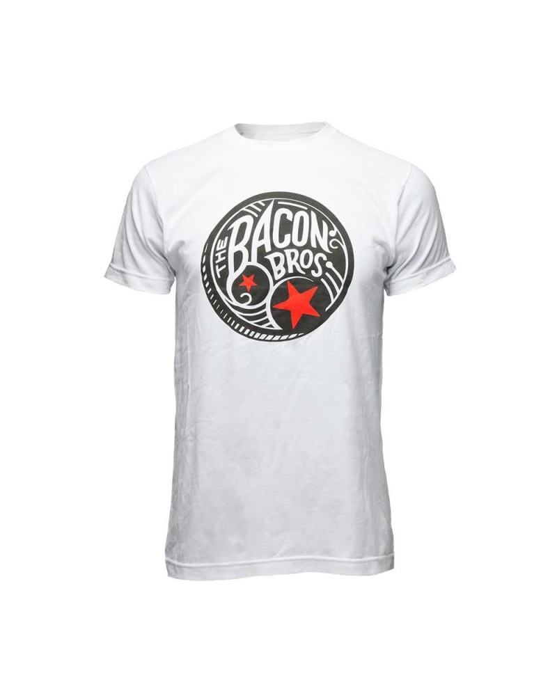 The Bacon Brothers White Drum Logo Tee $7.50 Shirts