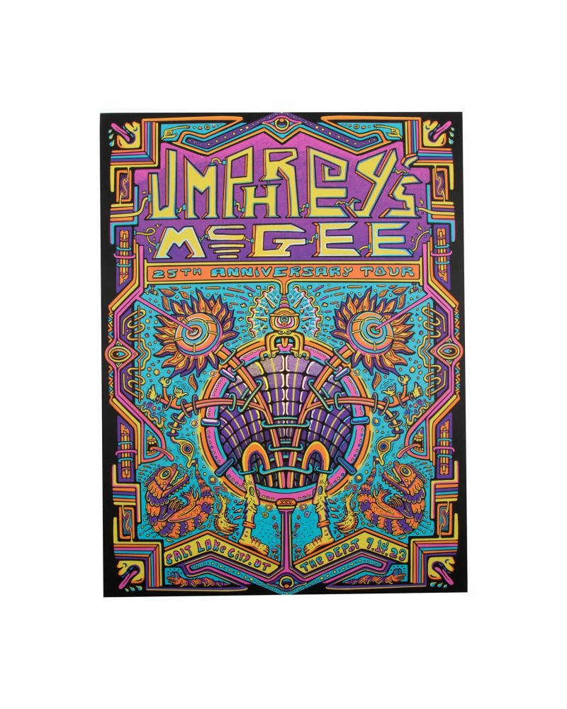 Umphrey's McGee Salt Lake City UT 2023 Poster by Andrew Sax $15.60 Decor