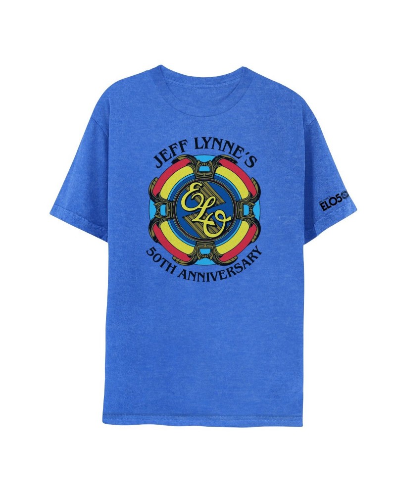 ELO (Electric Light Orchestra) 50th Anniversary Tee - Blue $11.48 Shirts