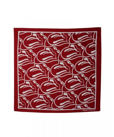 The Rolling Stones Red/White Tongue Bandana $6.45 Accessories