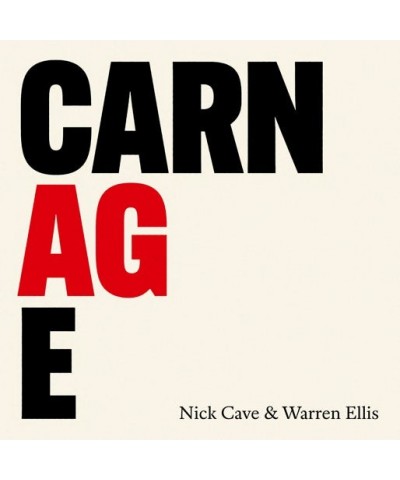 Nick Cave & Warren Ellis CARNAGE CD $5.10 CD