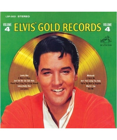 Elvis Presley Golden Records Vol. 4 Vinyl Record $10.36 Vinyl