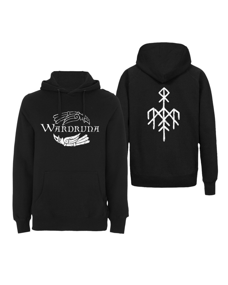 Wardruna "Kvitravn Horizontal" Pullover Hoodie $24.75 Sweatshirts