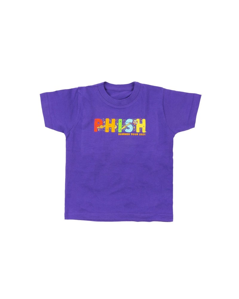 Phish Cosmic Summer 2021 Kid's Tee on Purple $5.27 Shirts