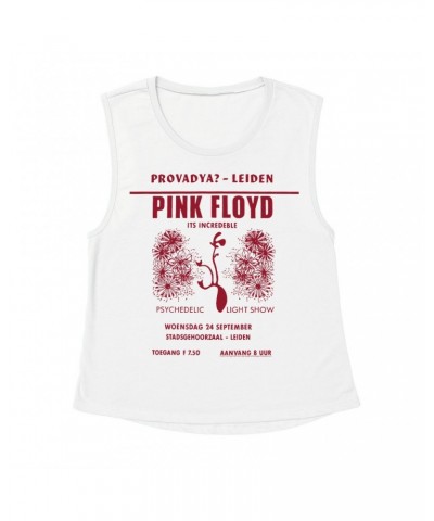 Pink Floyd Ladies' Muscle Tank Top | Provadya Concert Poster Shirt $12.19 Shirts