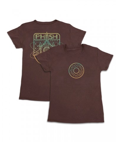 Phish Women’s Baker’s Dozen Space Tee on Chocolate Brown $9.50 Shirts